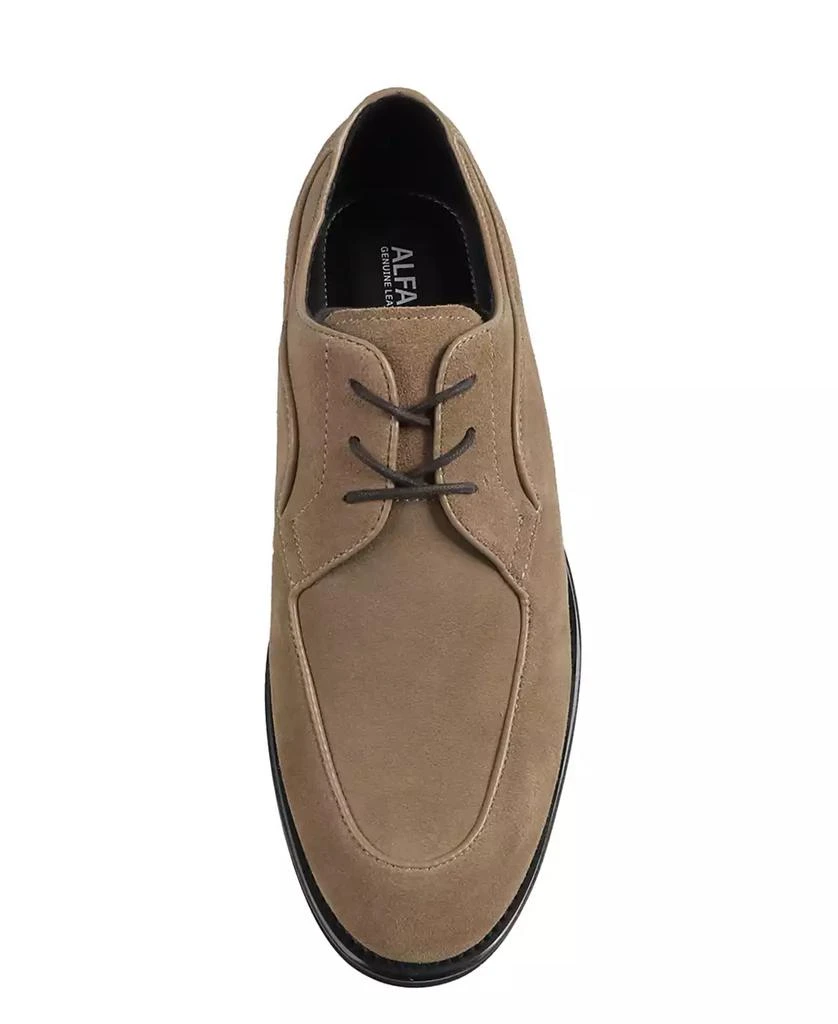 Alfani Men's Noahh Genuine Suede Leather Lace Up Dress Shoes, Macy's exclusive - Tan Suede - 12