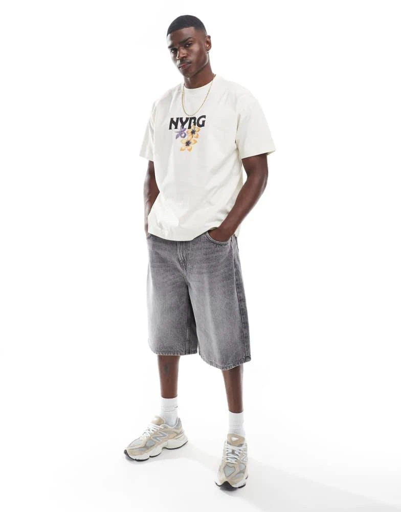 Cotton:On Cotton On boxy fit t-shirt with new york graphic in cream 4