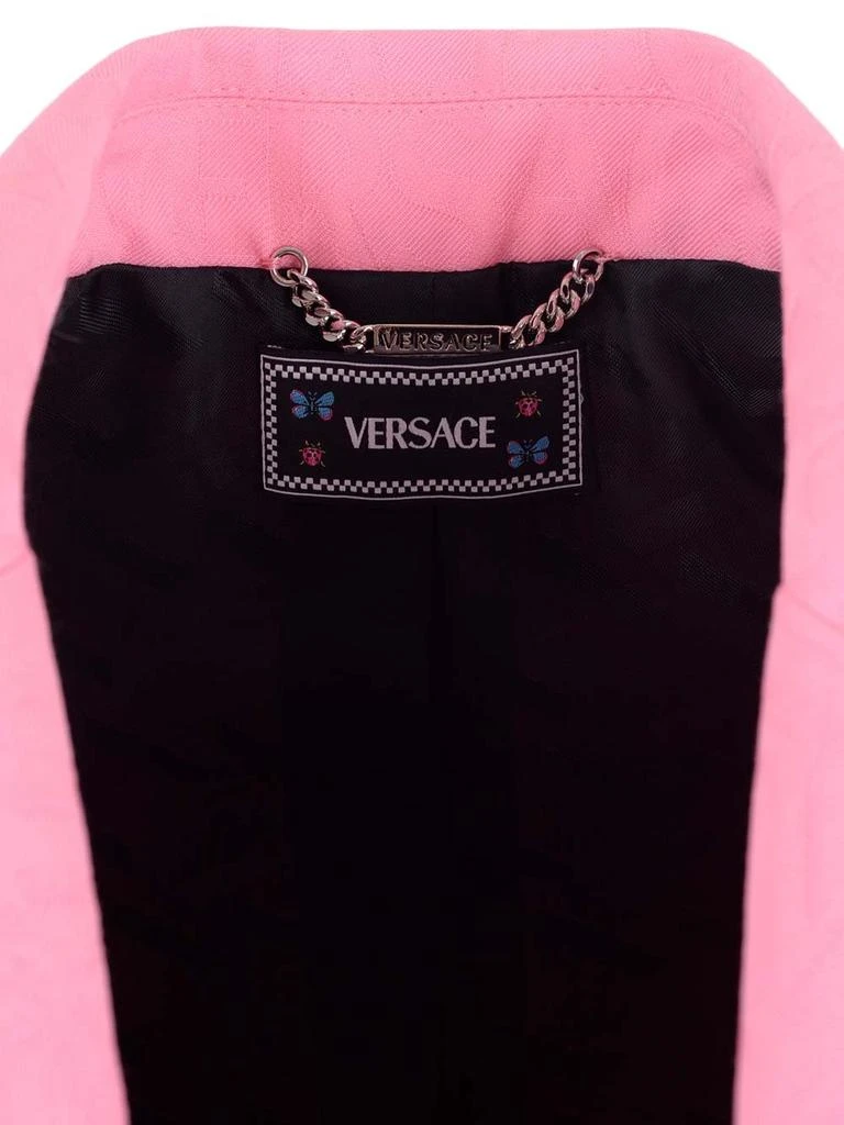 Versace Versace Single Breasted Tailored Blazer 4