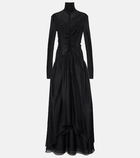 Jacques Wei Gathered maxi dress 1