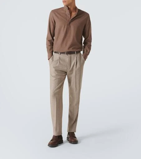 Loro Piana Elia wool and cashmere shirt 2