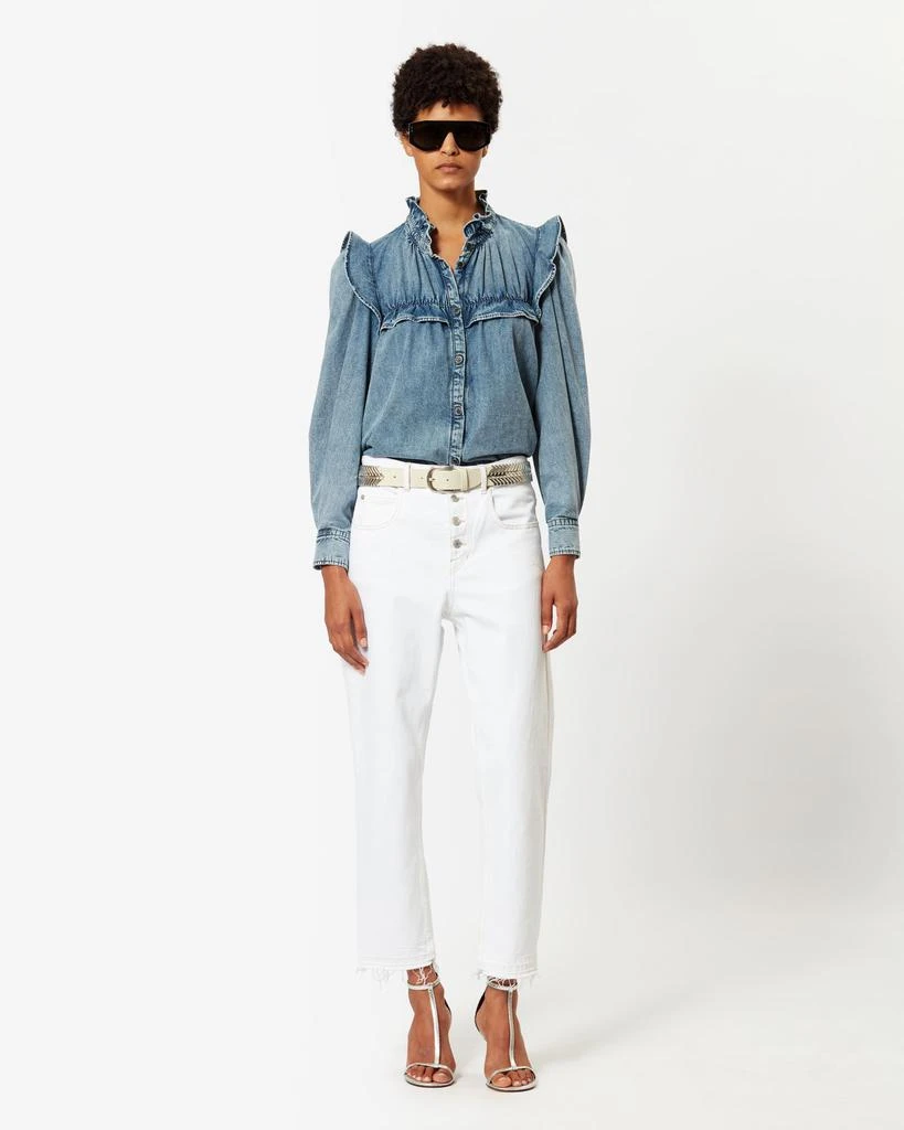 Isabel Marant Étoile MARANT ÉTOILE, IDETY DENIM SHIRT - Women - Blue - 38 1