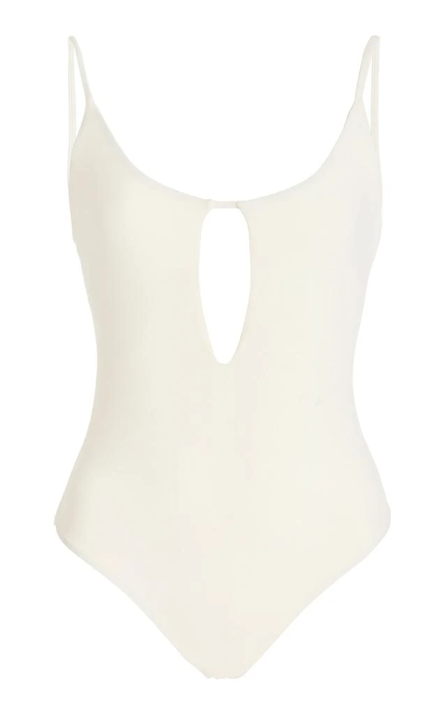 Anemos Anemos - Keyhole One-Piece Swimsuit - White - M - Moda Operandi 1