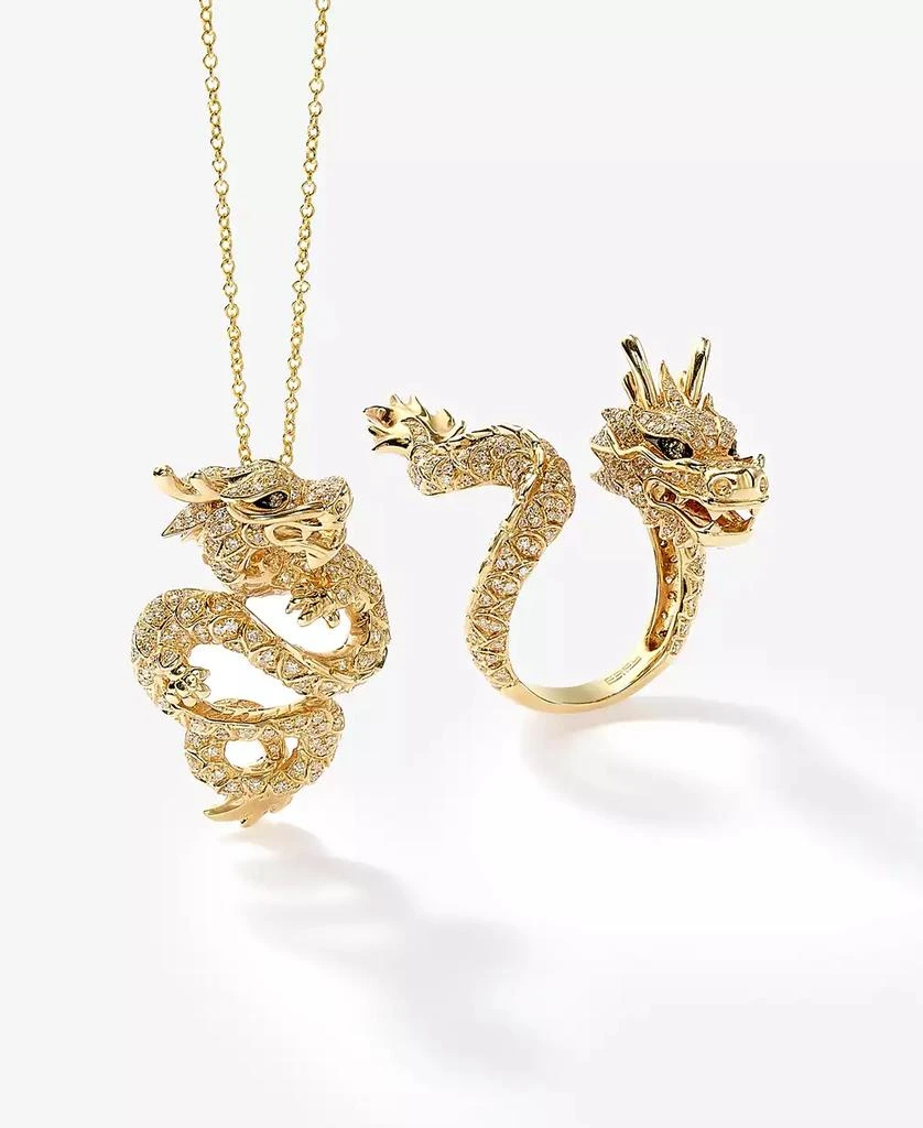Effy EFFY® Diamond Dragon Ring  (1 ct. t.w.) in 14k Gold 4