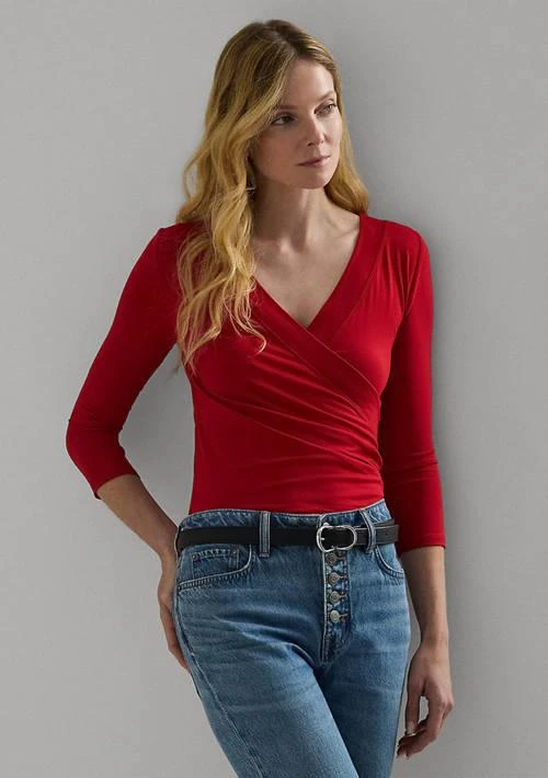 Ralph Lauren Ralph Lauren Surplice Jersey Top 1