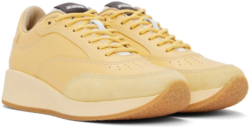 Jacquemus Yellow Les Sculptures 'La Daddy' Sneakers 4