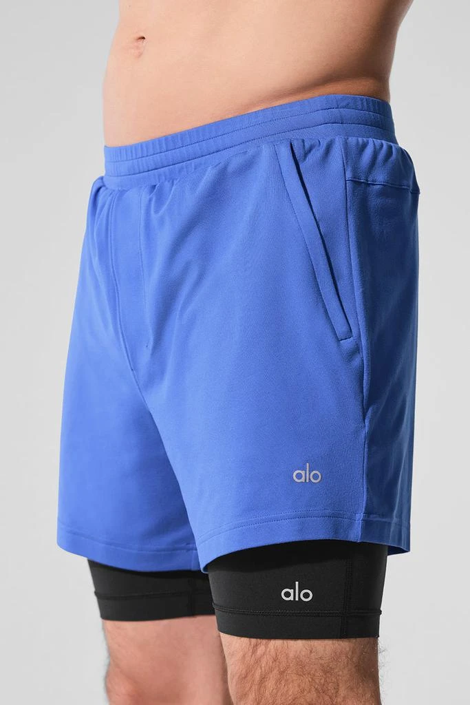 Alo Conquer React 2-In-1 Performance Short - Marathon Blue/Black 4
