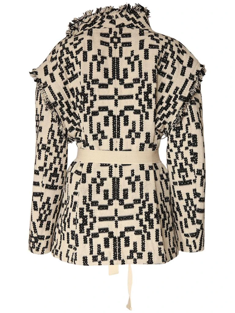 MARANT ETOILE Faith Frayed Cotton Blend Jacket 5
