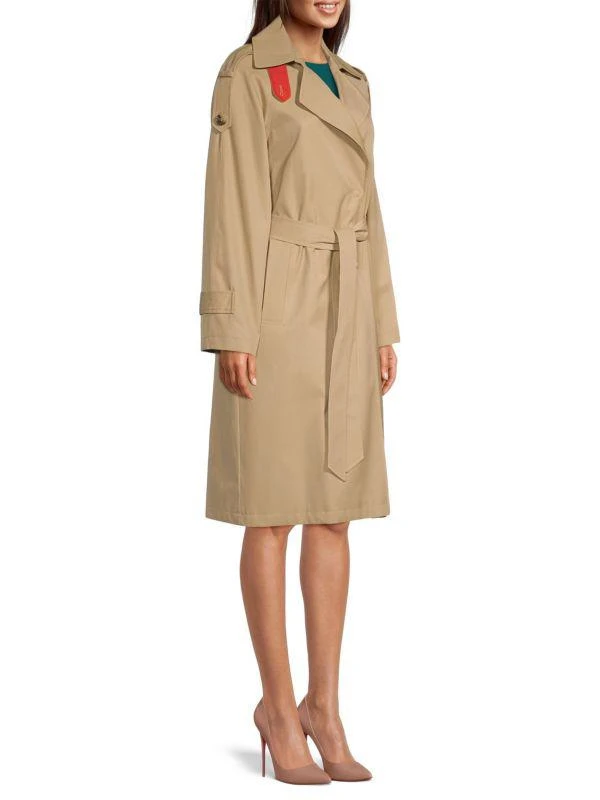 Sam Edelman Raglan Sleeve Belted Trench Coat 3