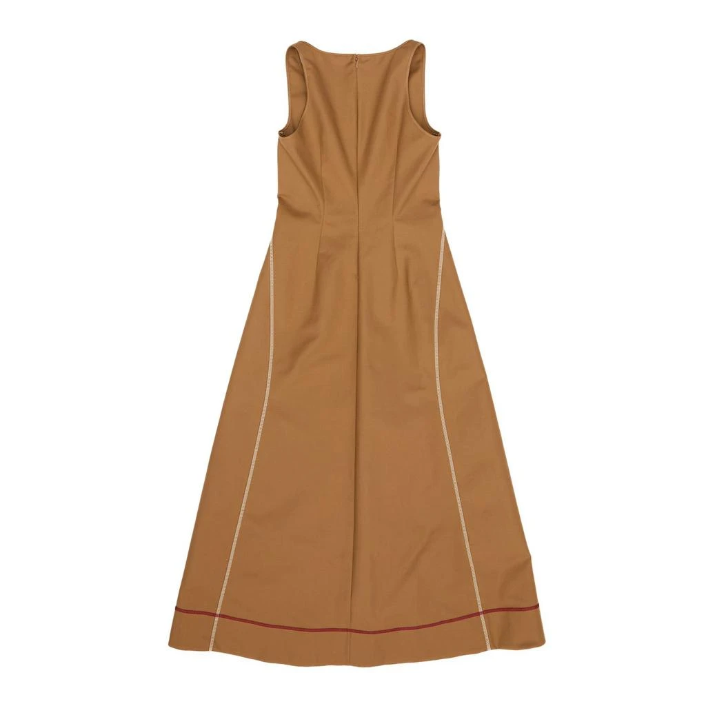 Fendi Fendi Square-Neck Sleeveless Flared Dress 2