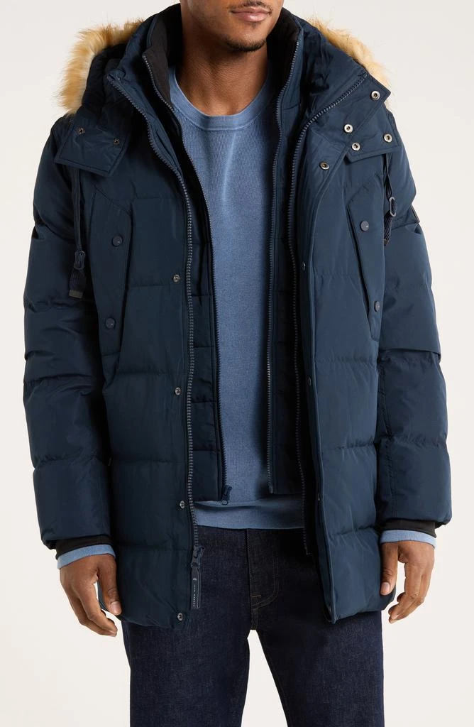 Andrew Marc Gattaca Faux Fur Trim Parka 1