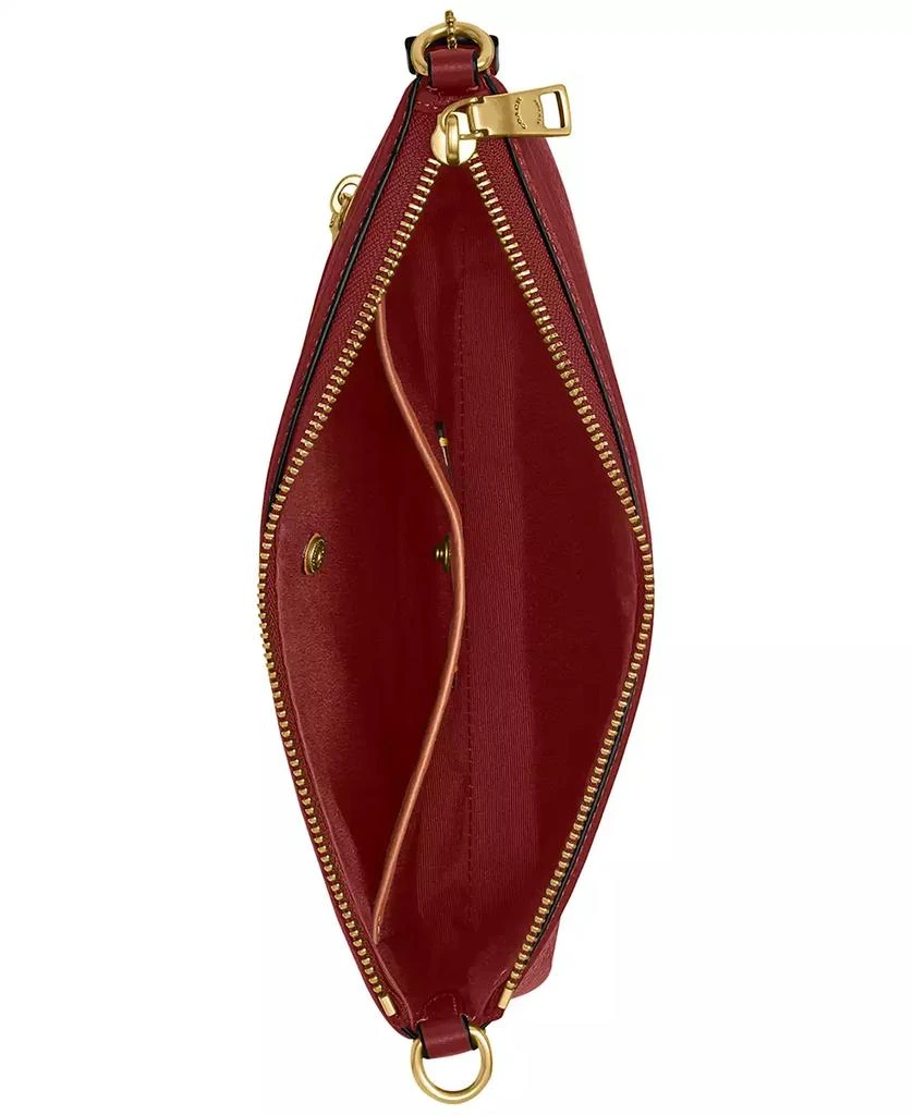 Coach Refined Pebble Leather Legacy Zip Top Smal Crossbody 4