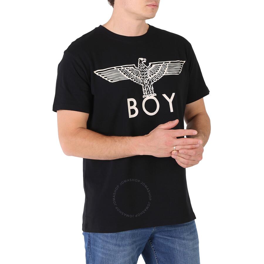 BOY LONDON Black Boy Eagle Logo Print T-Shirt