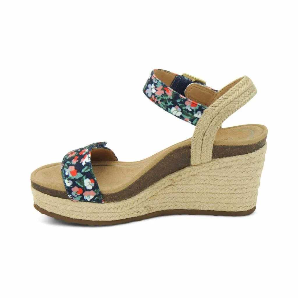 Aetrex SYDNEY QUARTER STRAP ESPADRILLE WEDGE 2