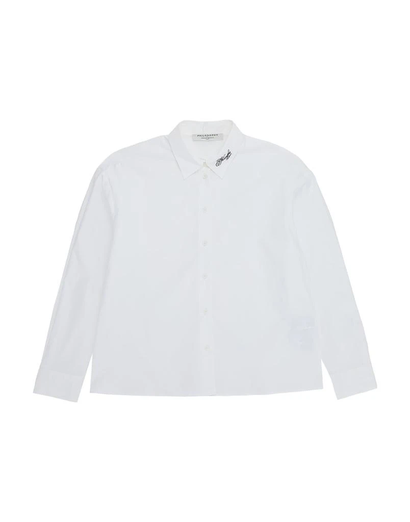 PHILOSOPHY di LORENZO SERAFINI Solid color shirt