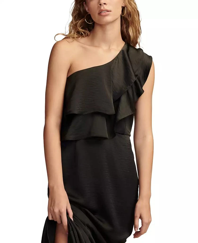 Lucky Brand Women's Ruffled One-Shoulder Dress 5