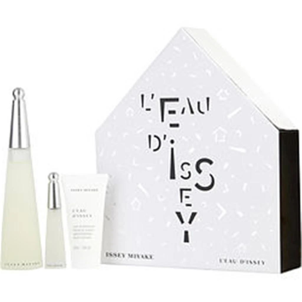 Issey Miyake 301477 3.3 oz Leau Dissey EDT Spray, 1.6 oz Body Lotion & 0.33 oz EDT Spray 1