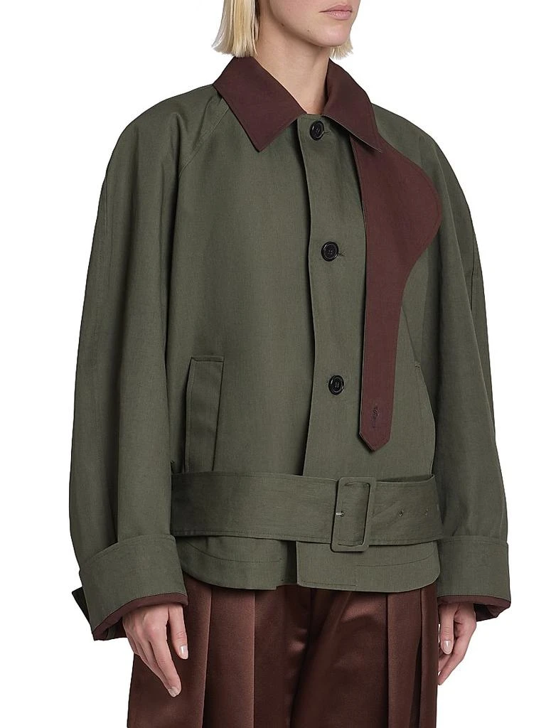 JW Anderson Cotton Belted Blouson Jacket 4