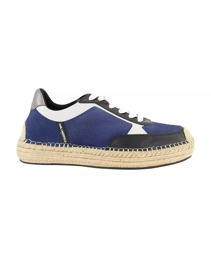 Karl Lagerfeld Paris Men's Lace Up Espadrille Chunky Sole Sneakers 2