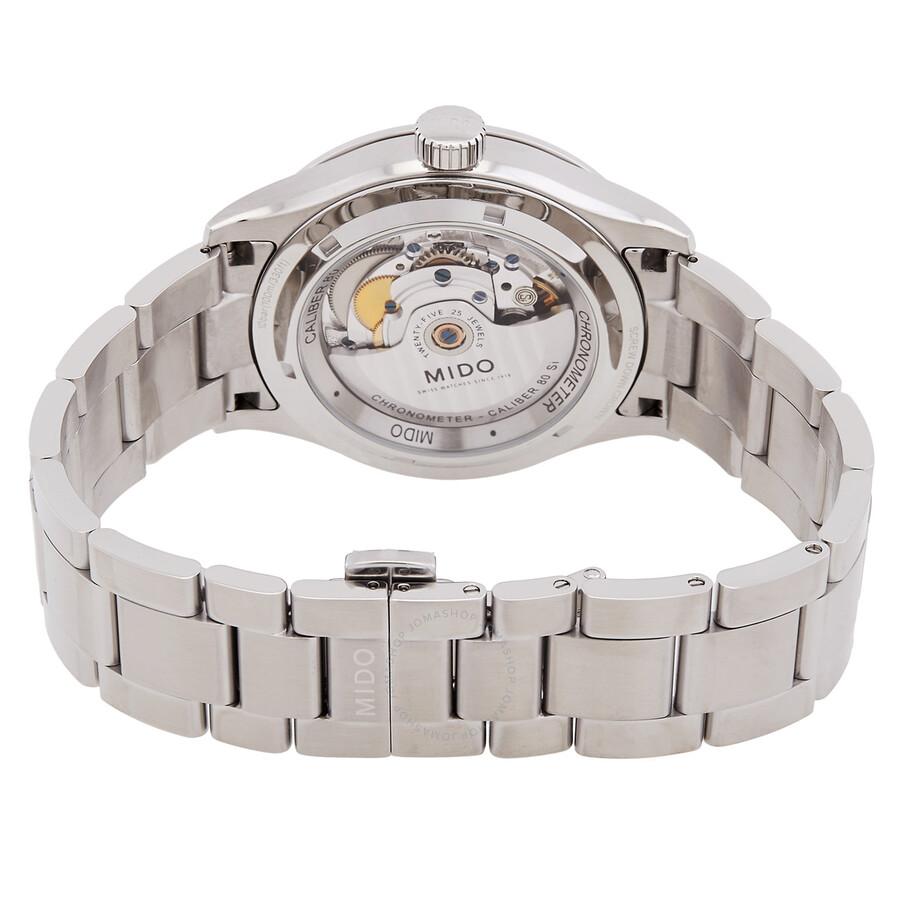 Shop Mido Multifort Chronometer Automatic White Dial Men's