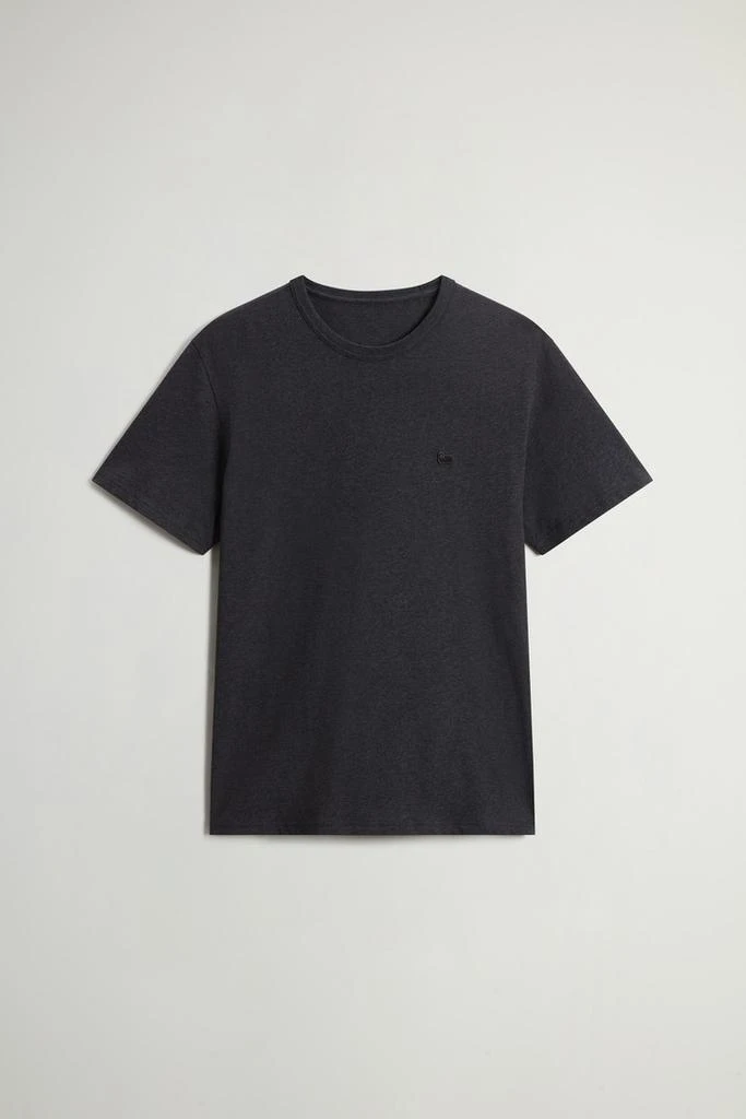 Woolrich Pure Cotton Sheep T-shirt with Patch - Men - Gray 1