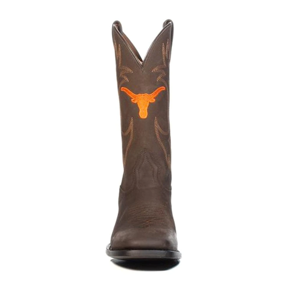 Gameday Boots University of Texas at Austin Embroidered Round Toe Pull On Cowboy Boots 4