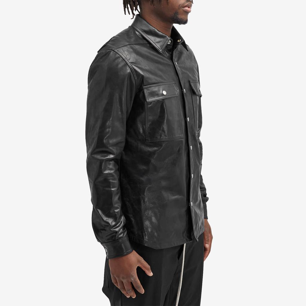 Rick Owens leather outer shirt 44 Sサイズ Rick Owens Rick Owens Leather Outershirt - Jackets - Compare