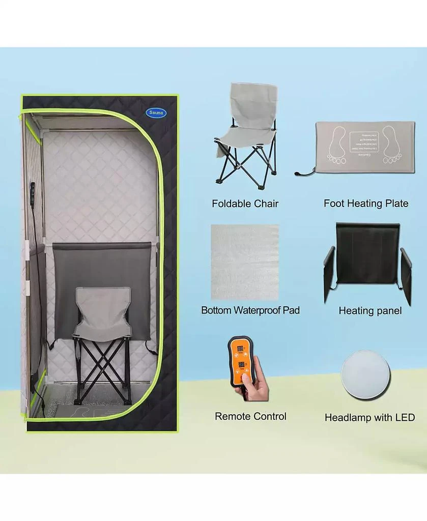 Streamdale Furniture Streamdale Portable Full-Size Infrared Sauna Tent 10