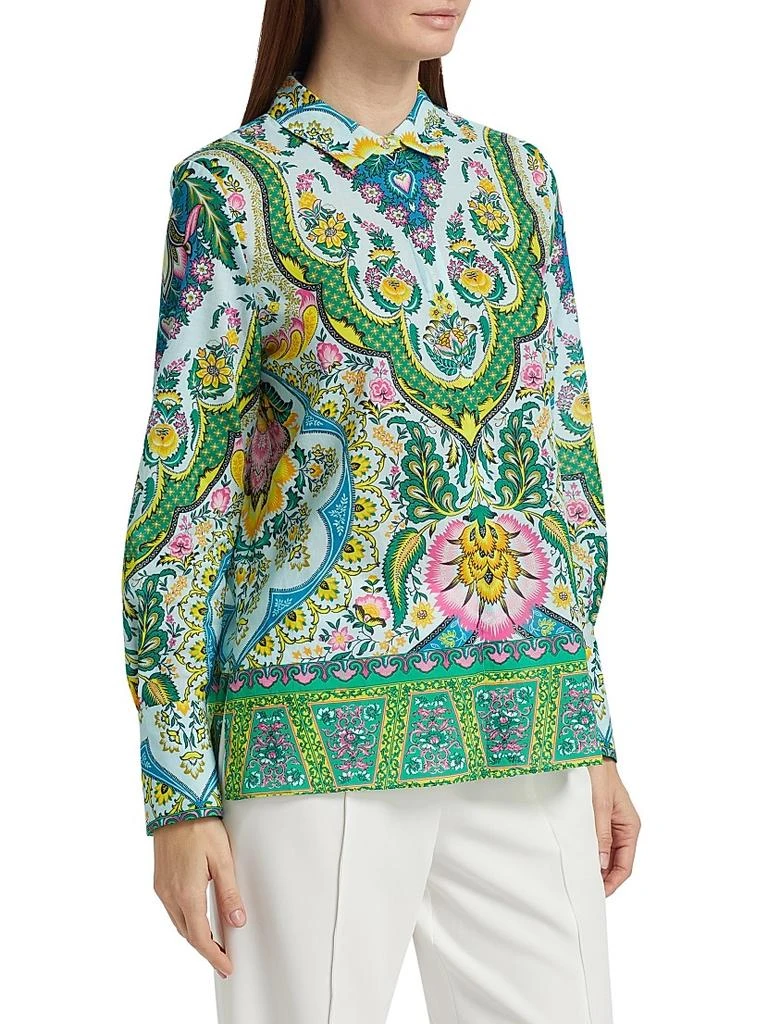 Kobi Halperin Claire Printed Button-Up Blouse 4