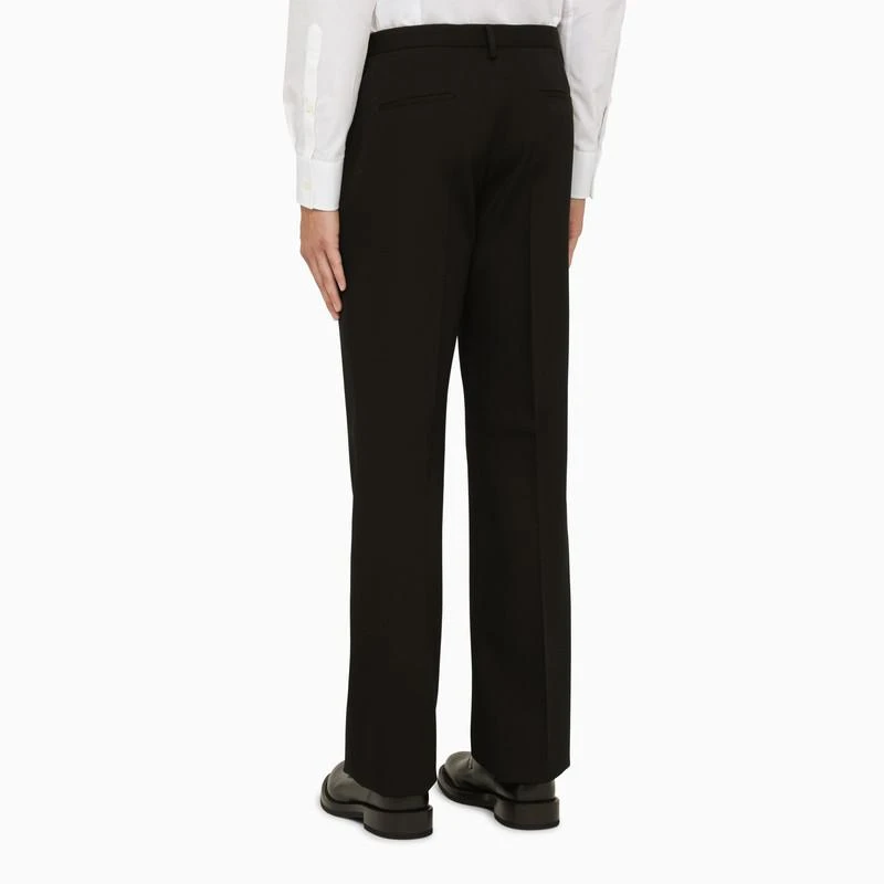 Valentino Black wool slim trousers 5