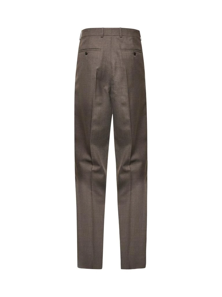 Yves Saint Laurent SAINT LAURENT | Grey wool chiné high-waisted trousers | Man | 46 2