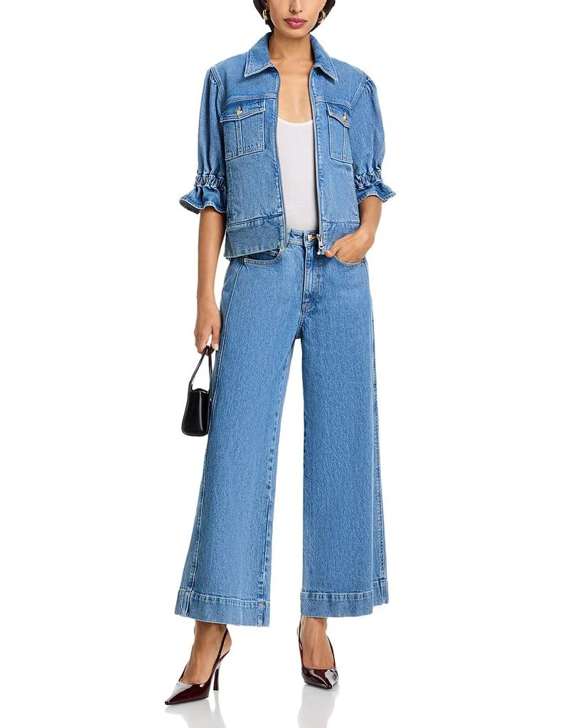 Cinq à Sept Betsy Wide Leg Jeans in Blue Mirage 2