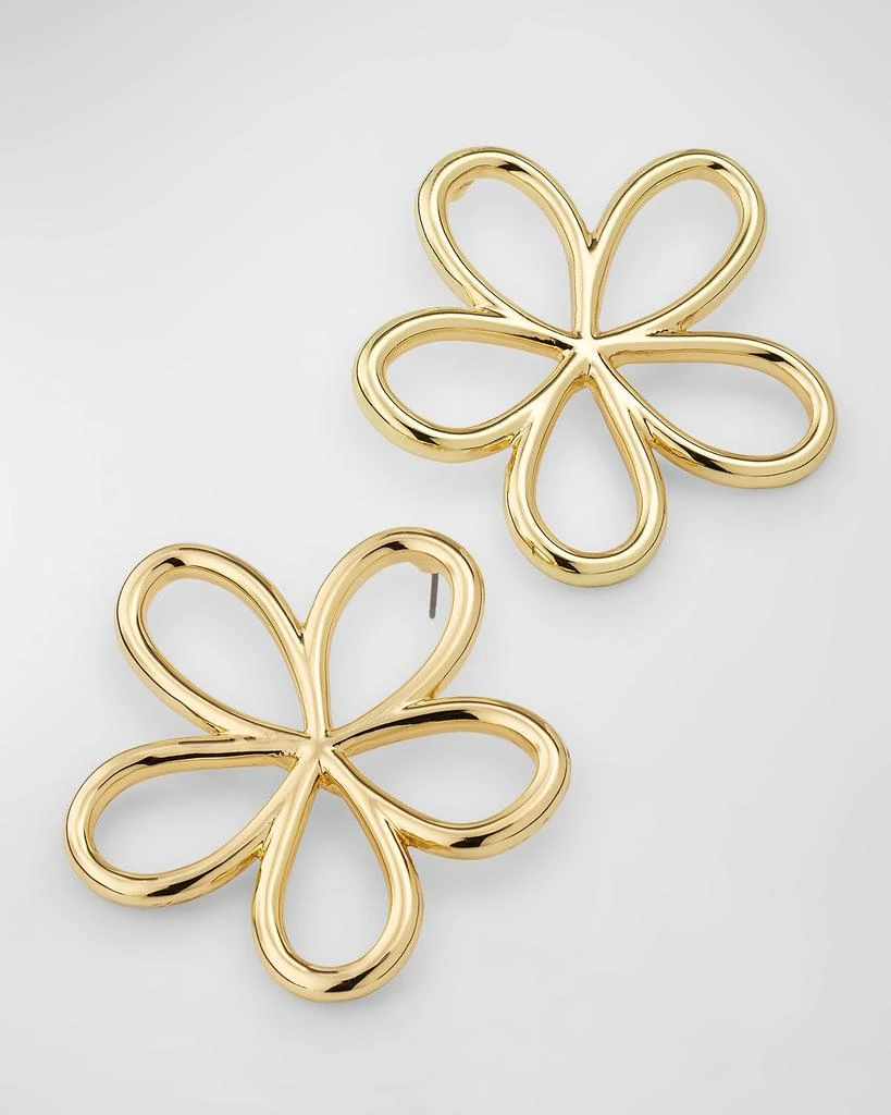 BaubleBar Jordy Gold-Plated Flower Earrings 3