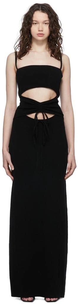 Christopher Esber Black Multi Panel Knit Dress 1