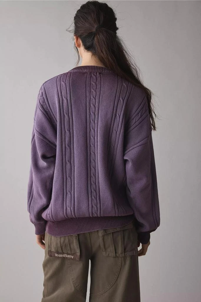 Urban Renewal ReMADE By UO Tan & Brown Dye Sweater 3