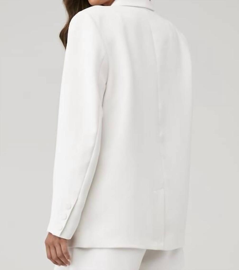 Good American Good American - Luxe Suiting Boyfriend Blazer