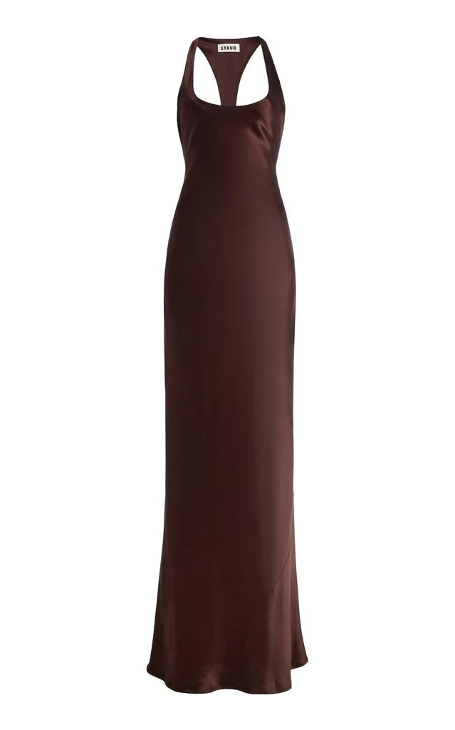 staud lidia silk dress Lidia Silk Dress