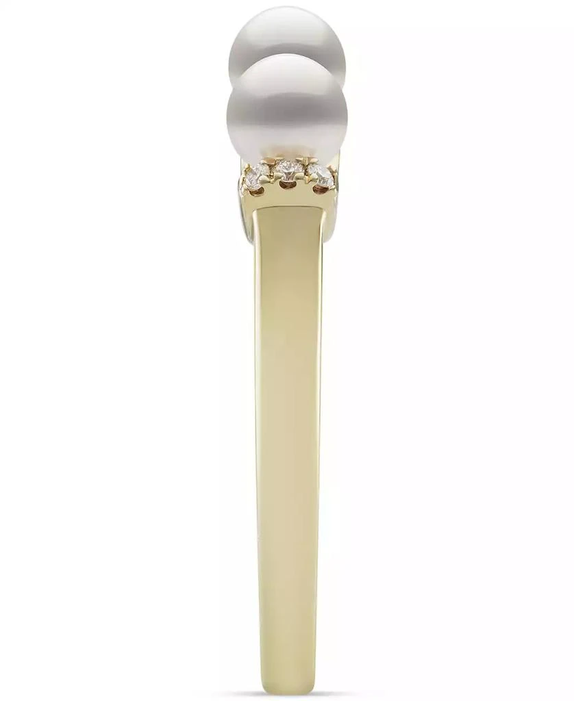 Belle de Mer Cultured Freshwater Pearl (4-5mm) & Diamond (1/10 ct. t.w.) Ring in 10k Gold 4