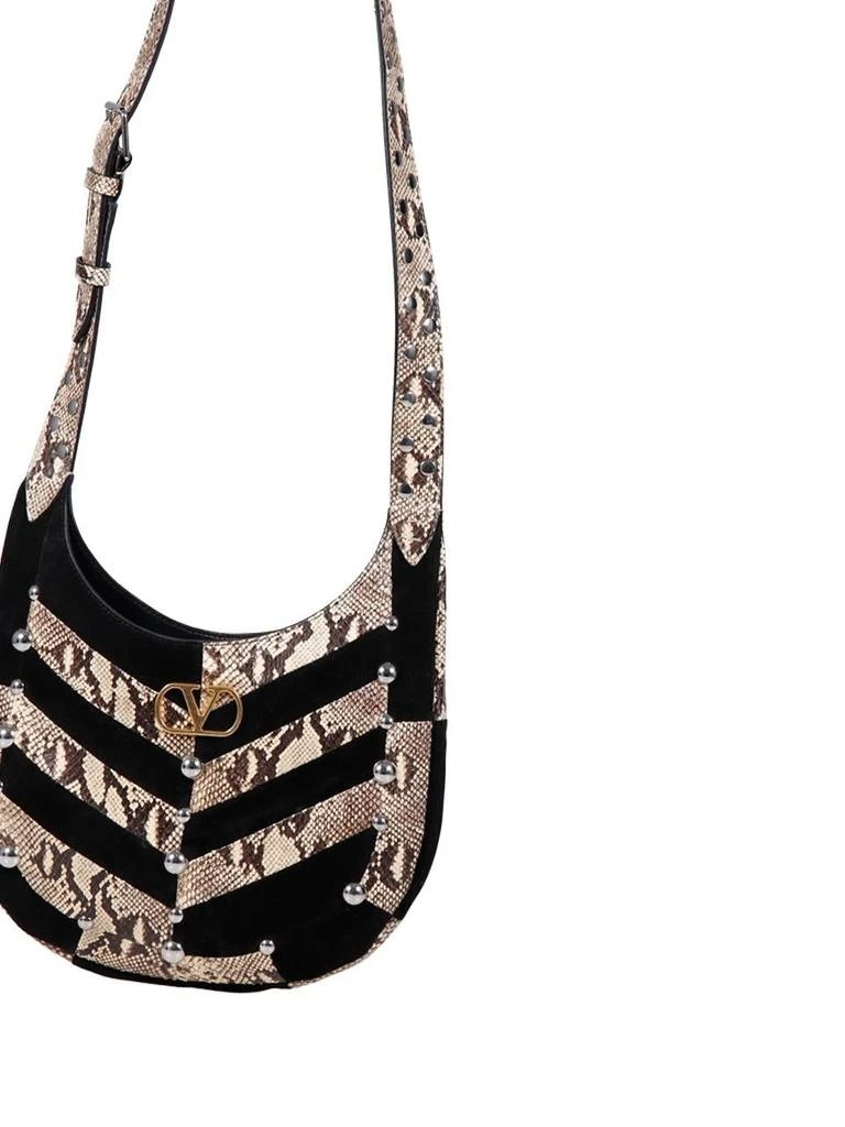 Valentino Valentino Chevron Patterned VLogo Signature Shoulder Bag 4