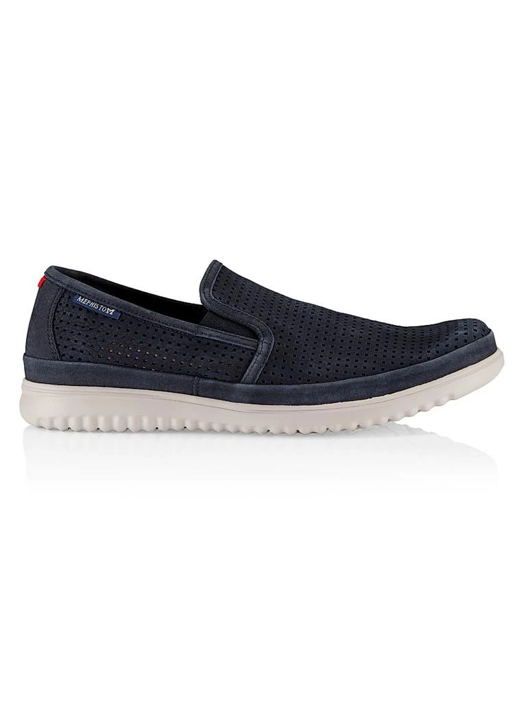 Mephisto Tiago Perforated Leather Loafers 1