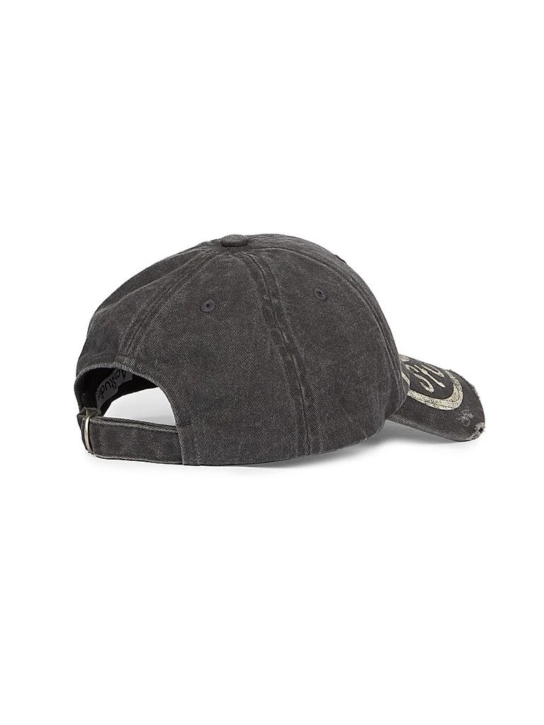 Acne Studios Carliy Logo Cotton Baseball Cap 5