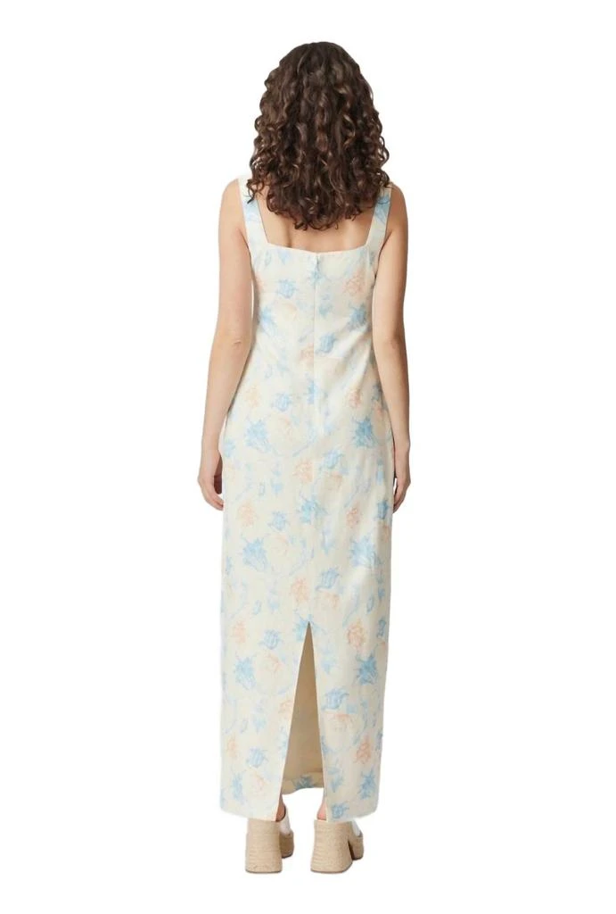 Curaae Esther Maxi Dress In Azure Blossom 2