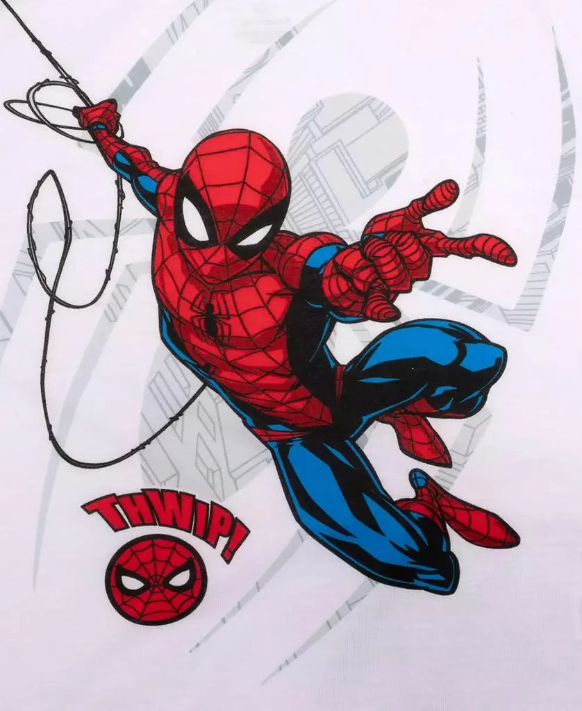 Spider-Man Little and Big Boys Short Sleeve Tee and Short, 2-Piece Pajama Set 3