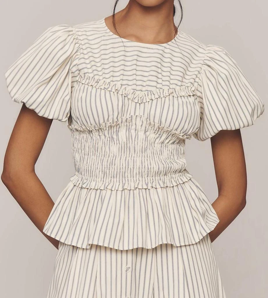 En Saison En Saison - Azra Puff-sleeve Top 1