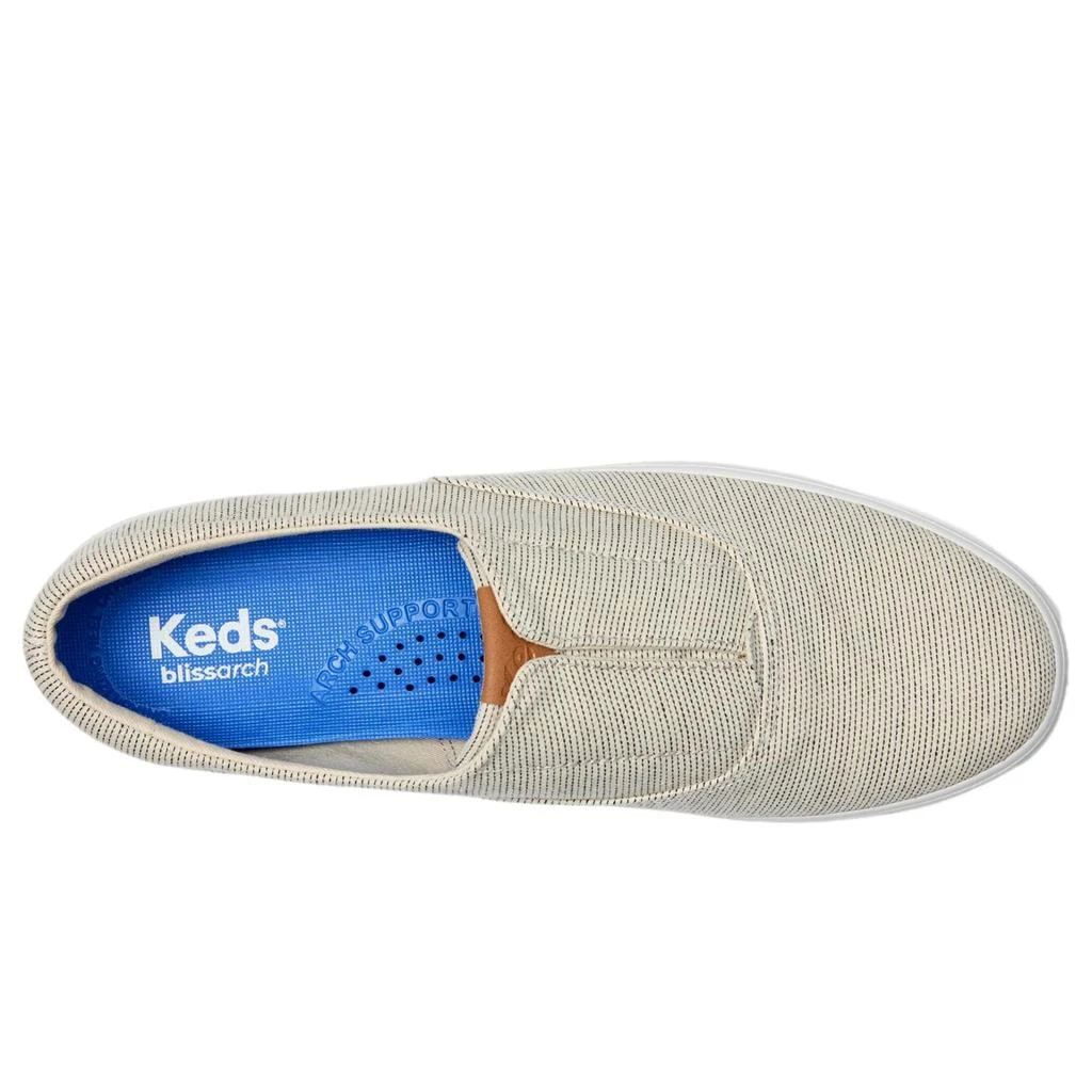 Keds Champion Round Toe Slip-On Cream  KW-RNCVO-5C Women
s 2