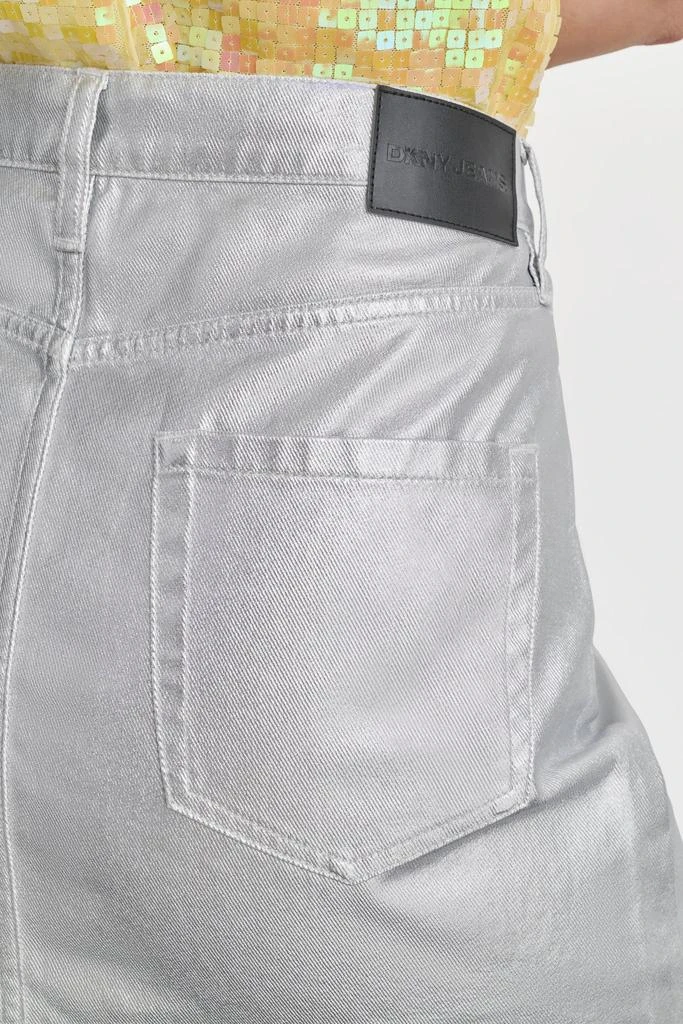 DKNY HIGH WAIST DENIM SKIRT 5