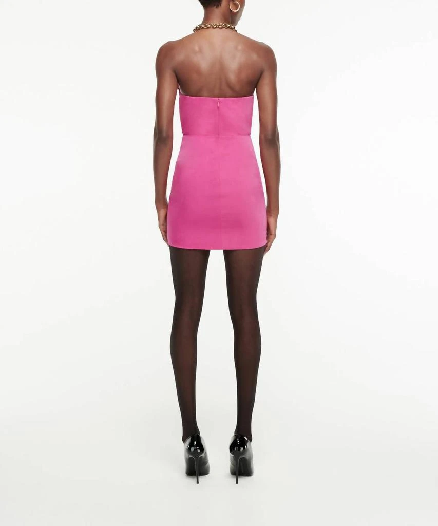ROLAND MOURET Roland Mouret - Silk Wool Asymmetric Mini Dress 4