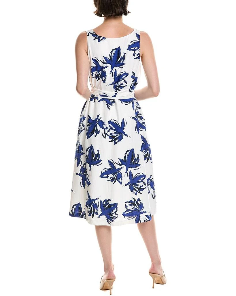 knee length dresses for ladies Anne Klein Blouson Sleeve Tiered Patio Dress