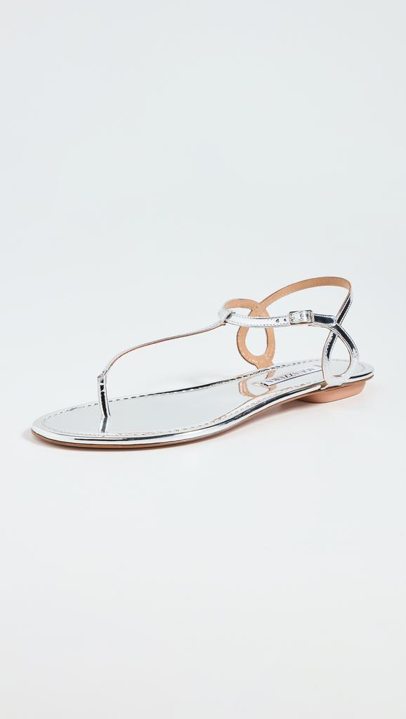 【送料&関税込】Aquazzura Aquazzurra Riviera Chain Wedge San Riviera Chain Wedge 95 ARGENTO Aquazzura@ Official