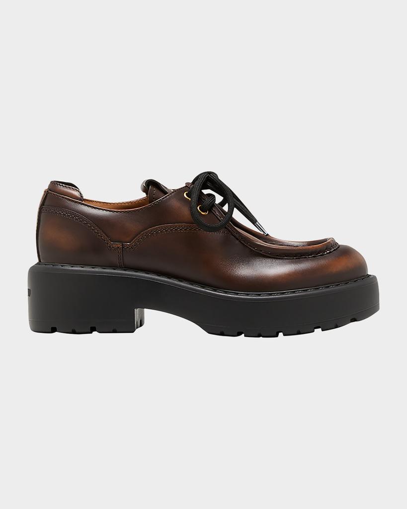 Shop Leather Casual Derby Loafers on Sale at BeyondStyle